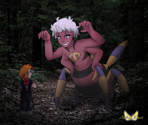 Drider!Guzma (by @AsaOuro on Twitter)