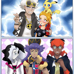 Guzma VS The Other Cores (by AsaOuro on Twitter)